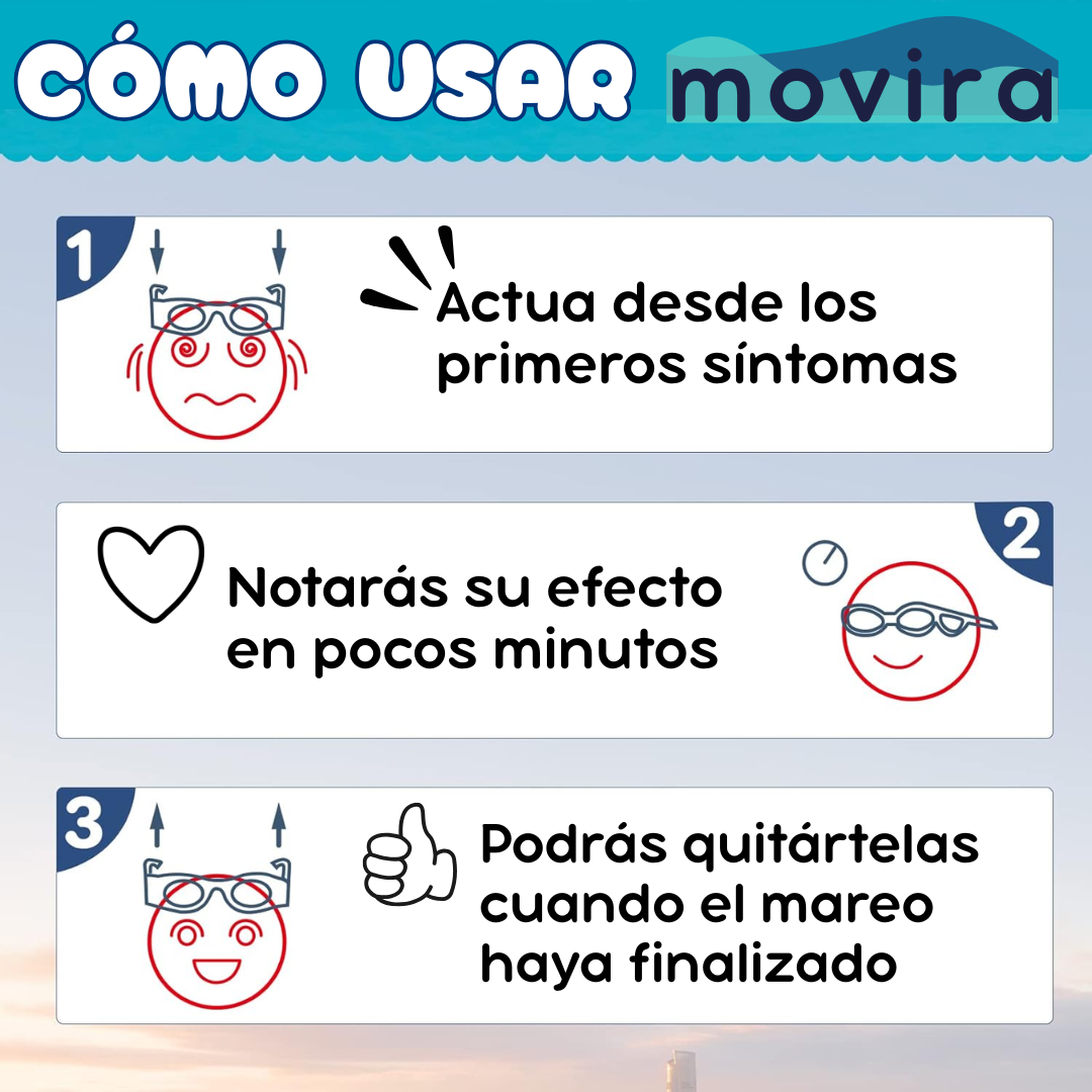 Movira™ Gafas Antimareo